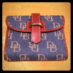 Dooney & Bourke Denim DB Wallet